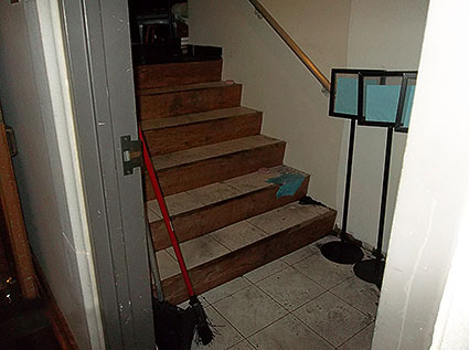 Fire damage smoke and soot removal. After smoke and soot removal.