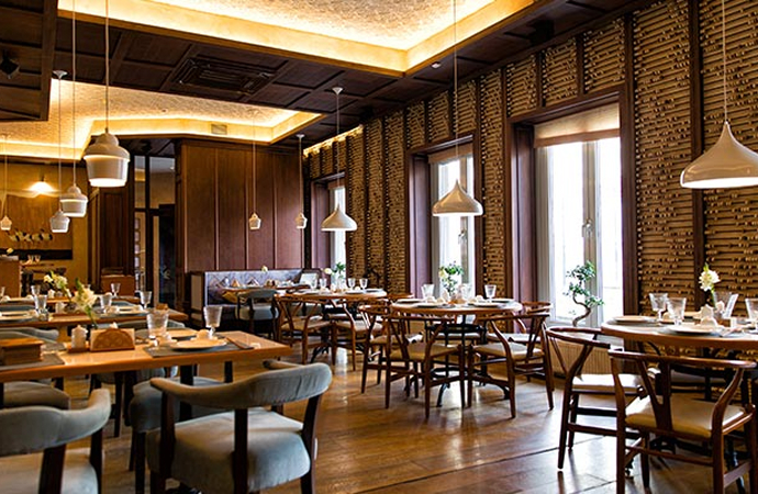 Elegant restaurant interior