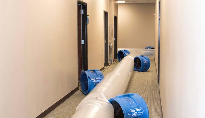 Water damage restoration service