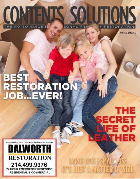 2015 May Issue of Contents Solutions a happy family laying on the floor surrounding by boxes of contents