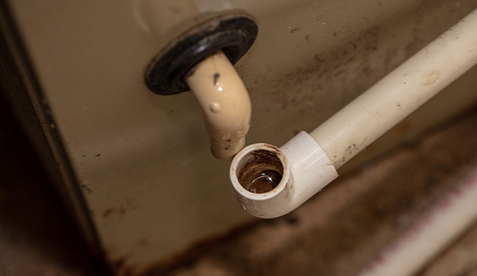 AC Unit Drain Overflow Cleanup in DFW