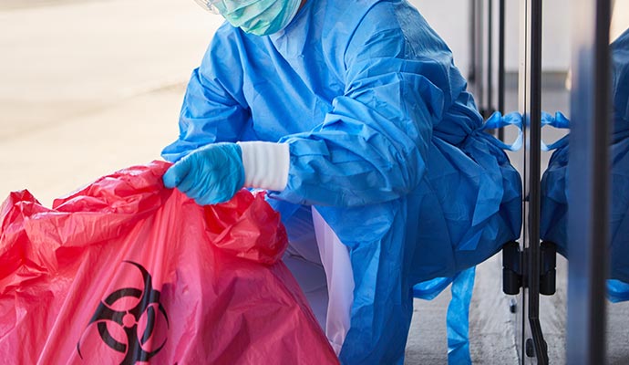 Biohazard cleanup service
