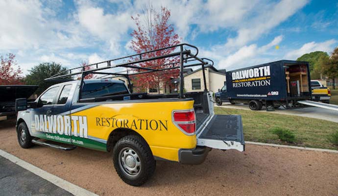 Dalworth Restoration service vehicles for emergency response